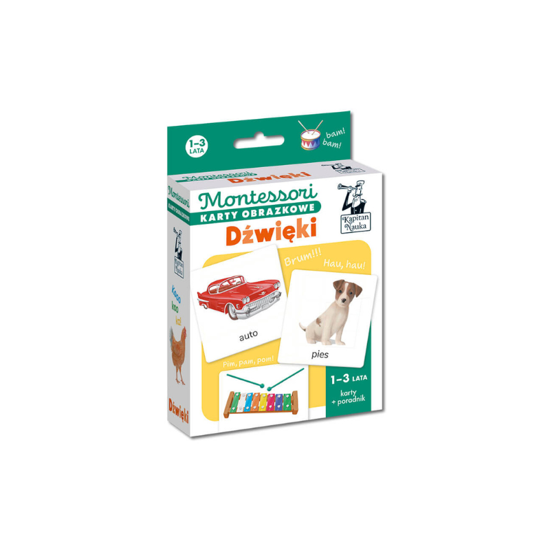 Montessori. Karty obrazkowe. Dźwięki