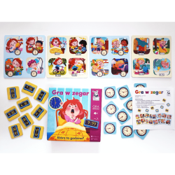 Gra w zegar. Która to godzina?