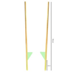 Szczudła drewniane DUŻE 170 cm dla dzieci i dorosłych - RÓŻNE KOLORY