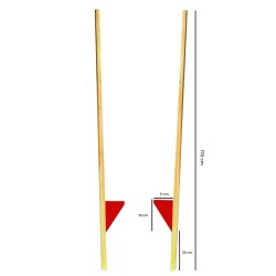 Szczudła drewniane DUŻE 170 cm dla dzieci i dorosłych - RÓŻNE KOLORY