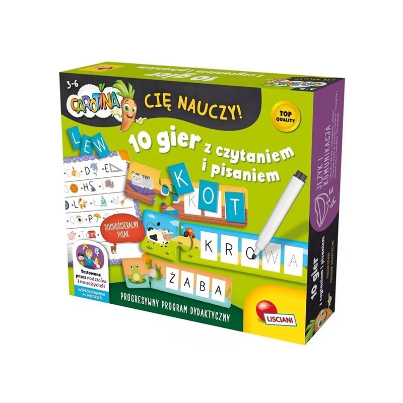 Carotina cię nauczy! 10 gier z czytaniem i pisaniem dla przedszkolaka