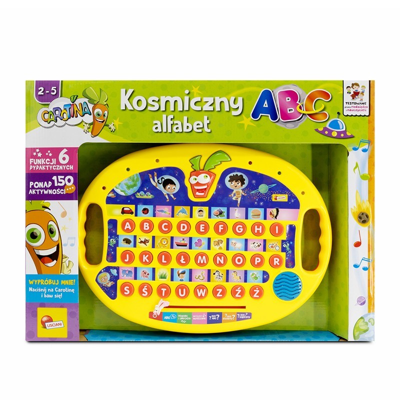 Carotina - Kosmiczny alfabet - kreatywna nauka liter dla dzieci