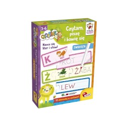 Carotina - Czytam, piszę i bawię się: zwierzęta - nauka liter i pisania