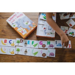 Literki małe i duże. Memory