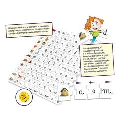 Poznajemy litery. Układanka do nauki czytania