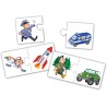 Kuferek - pojazdy i zawody - 2 gry i układanka