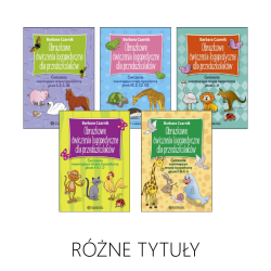 Obrazkowe ćwiczenia logopedyczne dla przedszkolaków - RÓŻNE TYTUŁY