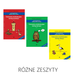 Ćwiczenia artykulacyjne - SZEREGI - RÓŻNE ZESZYTY