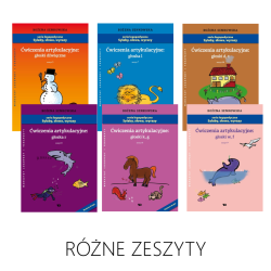 Ćwiczenia artykulacyjne - GŁOSKI - RÓŻNE ZESZYTY