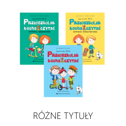 Przedszkolak kocha czytać - RÓŻNE TYTUŁY