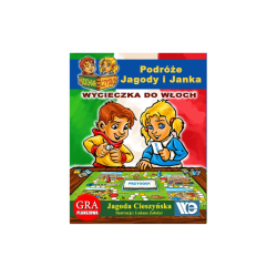 Kocham Czytać. Podróże Jagody i Janka - Wycieczka do Włoch. Gra planszowa