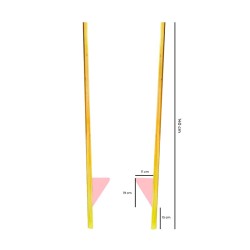 Szczudła drewniane MAŁE 140 cm dla dzieci - RÓŻNE KOLORY