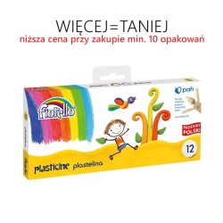 Plastelina 12 kolorów, 192 g