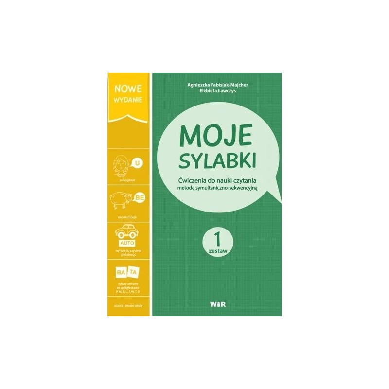 Moje sylabki. Ćwiczenia do nauki czytania metodą symultaniczno-sekwencyjną - RÓŻNE CZĘŚCI