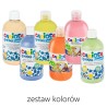 Farba tempera 500 ml - ZESTAW 6 KOLORÓW PASTELOWYCH