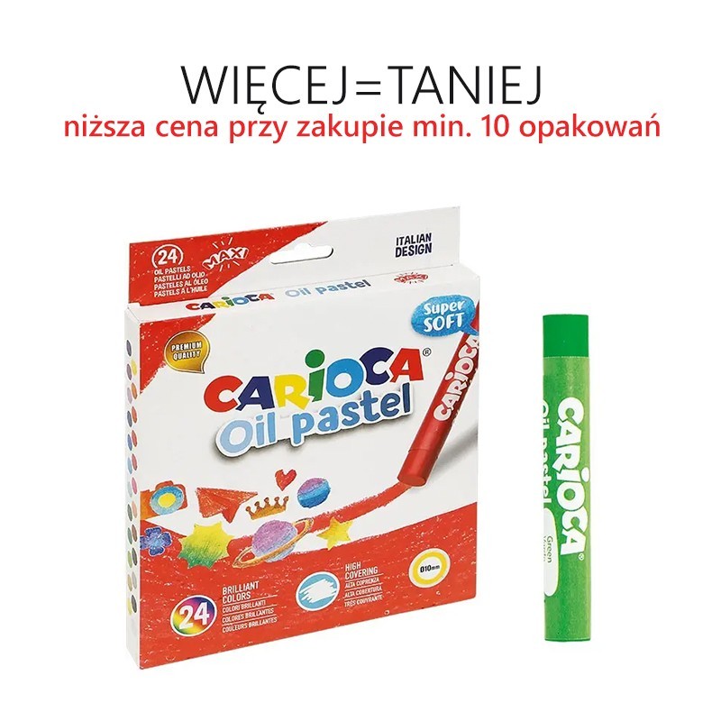 Pastele olejne 24 kolory Carioca