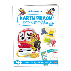 Disney Uczy. Karty pracy przedszkolaka - RÓŻNE CZĘŚCI