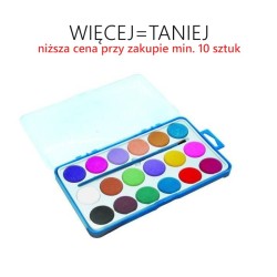 Farby akwarelowe 18 kolorów