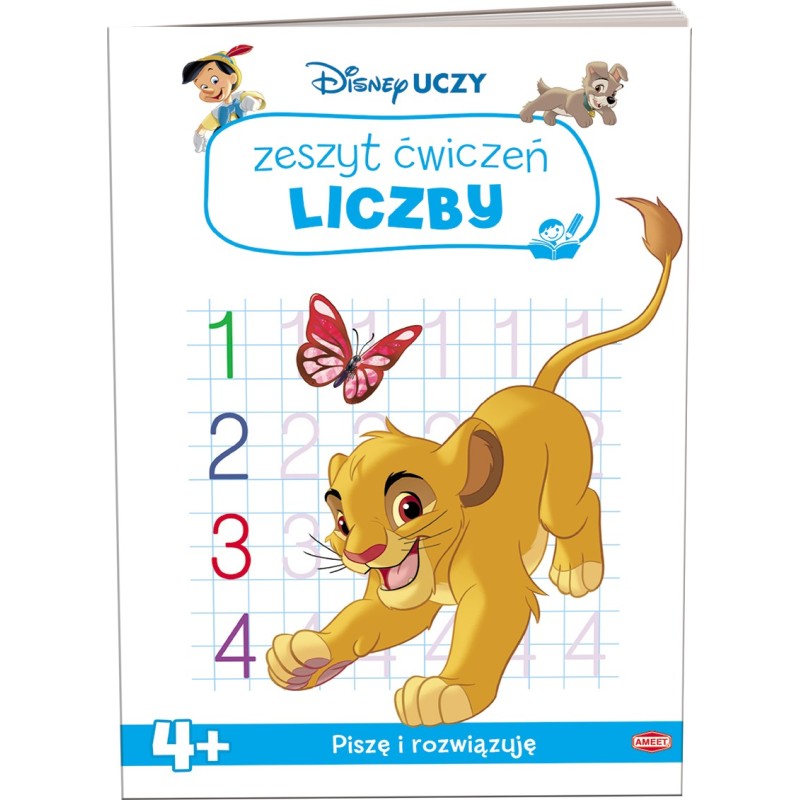 Disney Uczy. Zeszyt ćwiczeń 4+ - RÓŻNE WERSJE