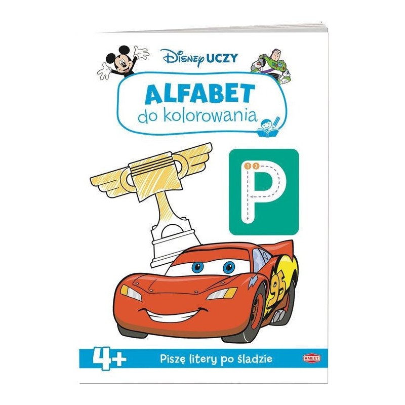 Disney Uczy. Alfabet do kolorowania 4+ - RÓŻNE WERSJE