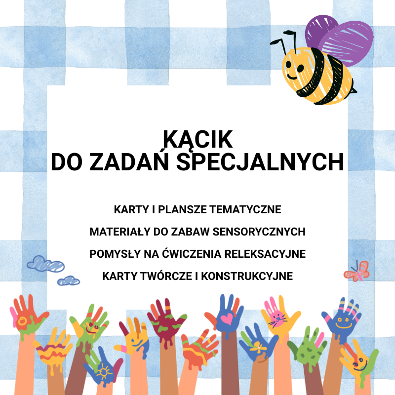 KĄCIK DO ZADAŃ SPECJALNYCH w przedszkolu - pakiet pomocy dydaktycznych online