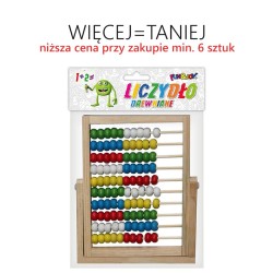 Liczydło drewniane 10-rzędowe