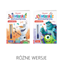 Disney Uczy. Elementarz matematyczny. Ćwiczenia z mazakiem - RÓŻNE WERSJE
