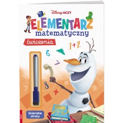 Disney Uczy. Elementarz matematyczny. Ćwiczenia z mazakiem - RÓŻNE WERSJE