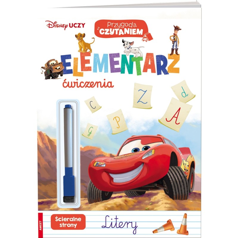 Disney Uczy. Przygoda z czytaniem. Elementarz. Ćwiczenia z mazakiem - RÓŻNE WERSJE