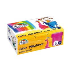 Farby plakatowe 6 kolorów/20 ml FIORELLO