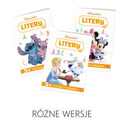 Disney Uczy. Litery 5+ - RÓŻNE WERSJE