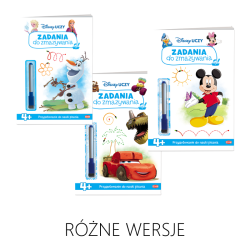 Disney Uczy. Zadania do zmazywania 4+ - RÓŻNE WERSJE
