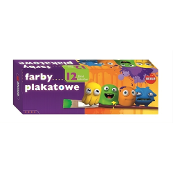 Farby plakatowe 12 kolorów/20 ml MONA