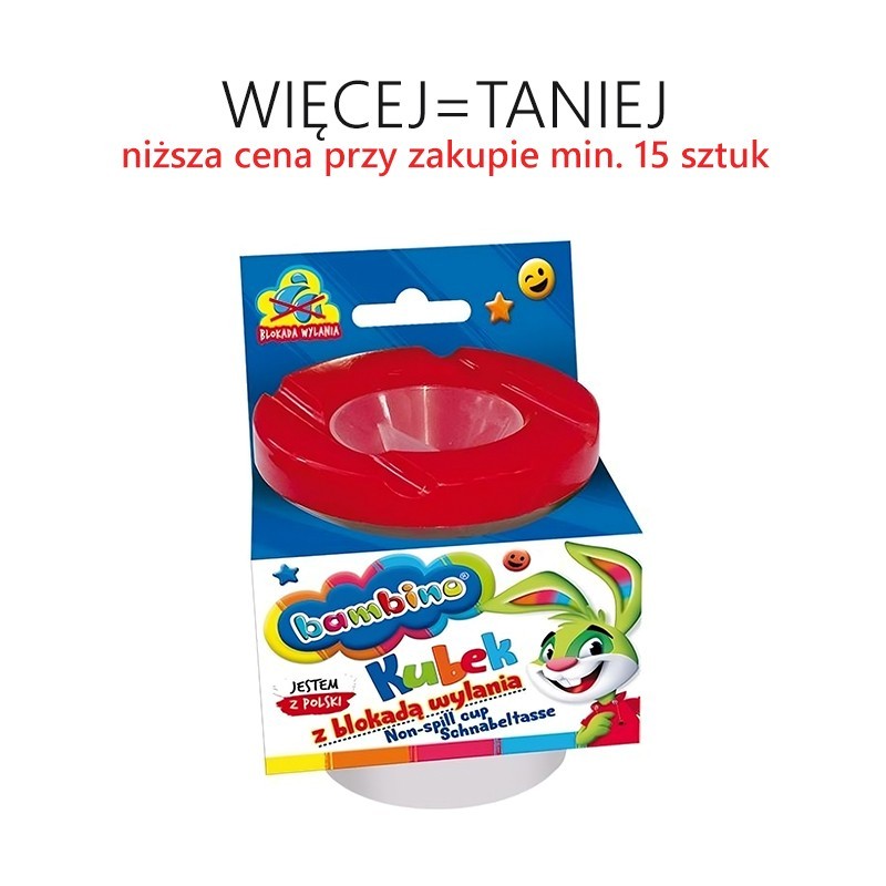 Kubek niekapek standard BAMBINO