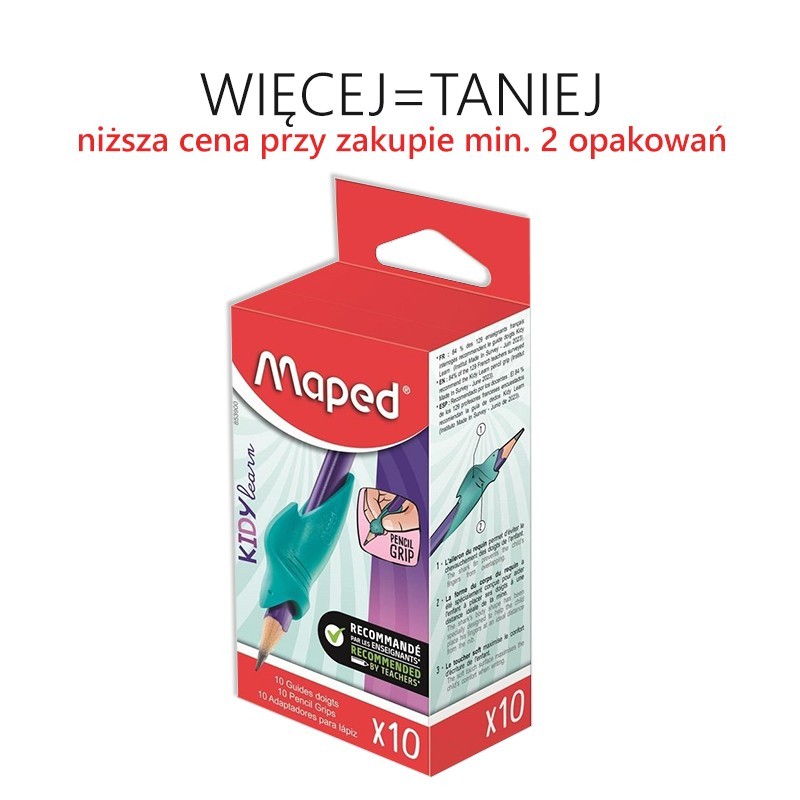 Nakładka ergonomiczna na ołówek (cana za opakowanie 10 sztuk)