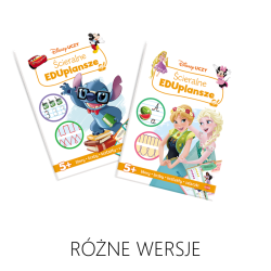 Disney Uczy. Ścieralne EDUplansze - RÓŻNE WERSJE