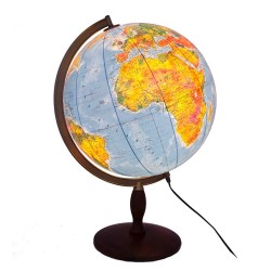 Globus polityczno-fizyczny podświetlany 42 cm