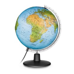 Globus z reliefem, podświetlany 30 cm