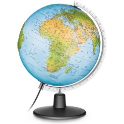 Globus z reliefem, podświetlany 30 cm