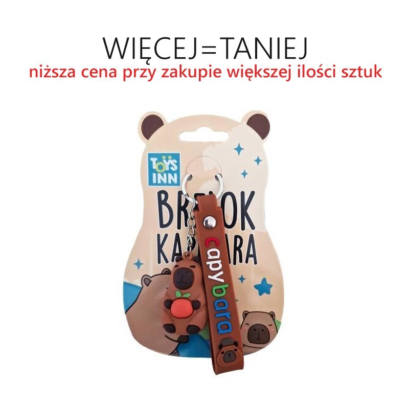 Kapibara brelok - mix wzorów