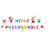 Dekoracja jednostronna- Witaj przedszkole 22 elementy