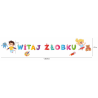 Dekoracja jednostronna - Witaj żłobku 17 elementów