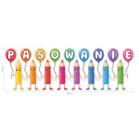 Dekoracja jednostronna - Pasowanie 17 elementów