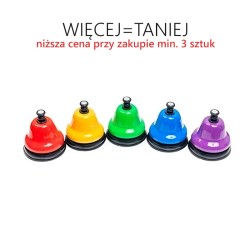 Dzwonki naciskane - zestaw chromatyczny (5 dzwonków)