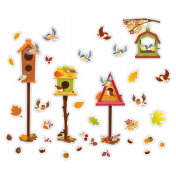 Dekoracja dwustronna - Karmniki XL 34 elementy