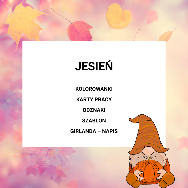 JESIEŃ w przedszkolu - pakiet pomocy dydaktycznych 2 online