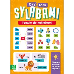 Czytam sylabami i bawię się naklejkami Czytam sylabami i bawię się naklejkami