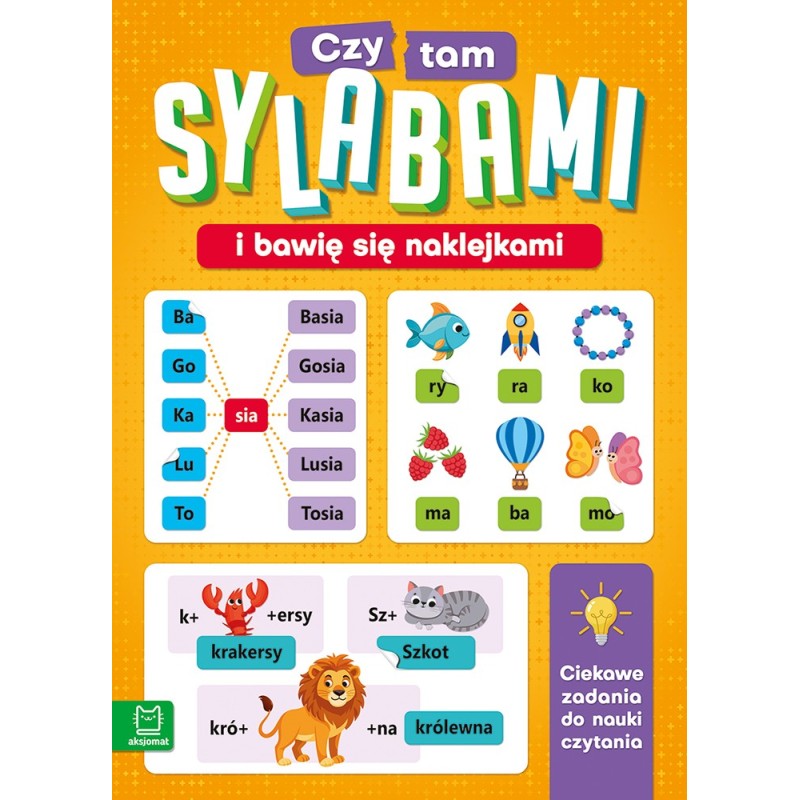 Czytam sylabami i bawię się naklejkami