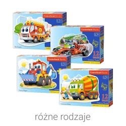 Puzzle 12 elementów MAXI 47 x 33 cm - RÓŻNE RODZAJE
