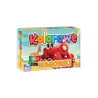 Kolorowe wagoniki. Gra karciana. Zbuduj pociąg!
